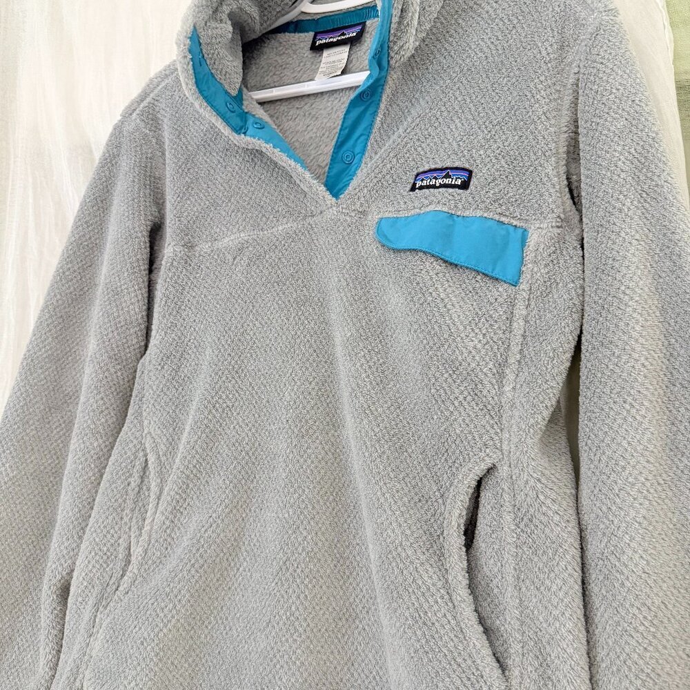 Patagonia Women’s Re-Tool Snap-T Fleece Pullover – Gray, Size Medium